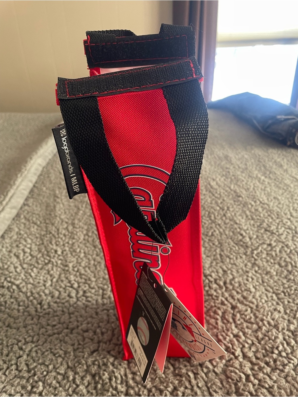 MLB St. Louis Cardinals Red Bottle Tote Bag